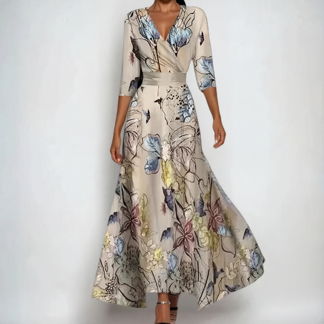 MALLORY | LUXURY FLORAL DRESS