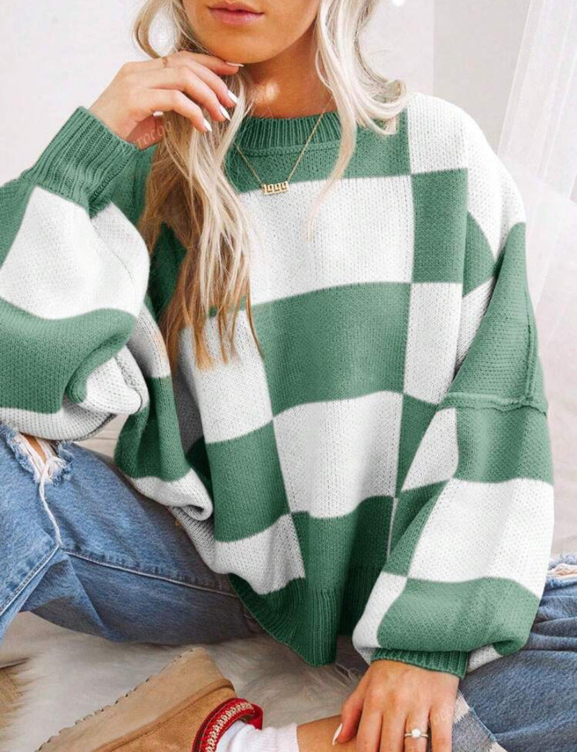 PILDA™ - Casual Long Sleeve Loose-Fit Sweater
