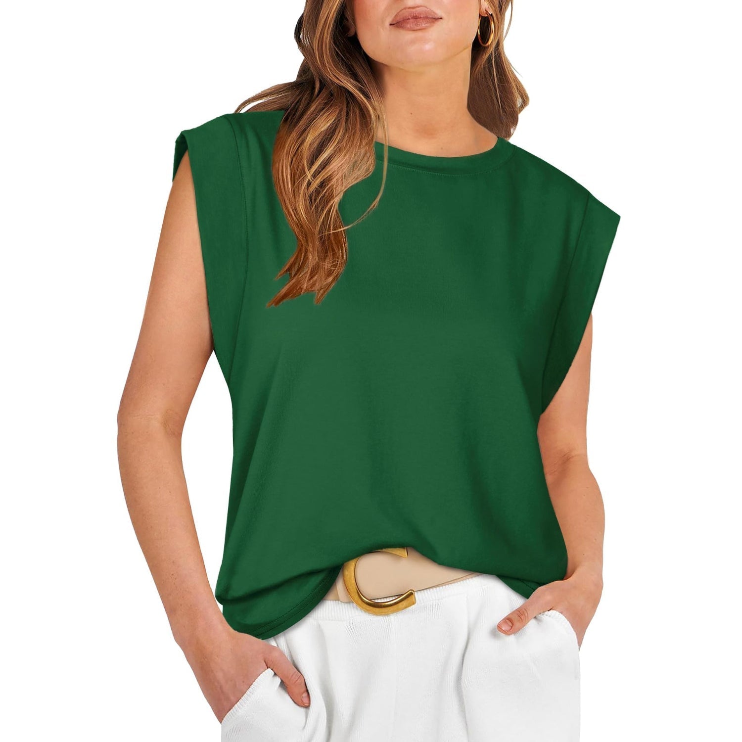 SAMPAGUITA™ – Comfy Loose Fit Crew Neck Summer Top