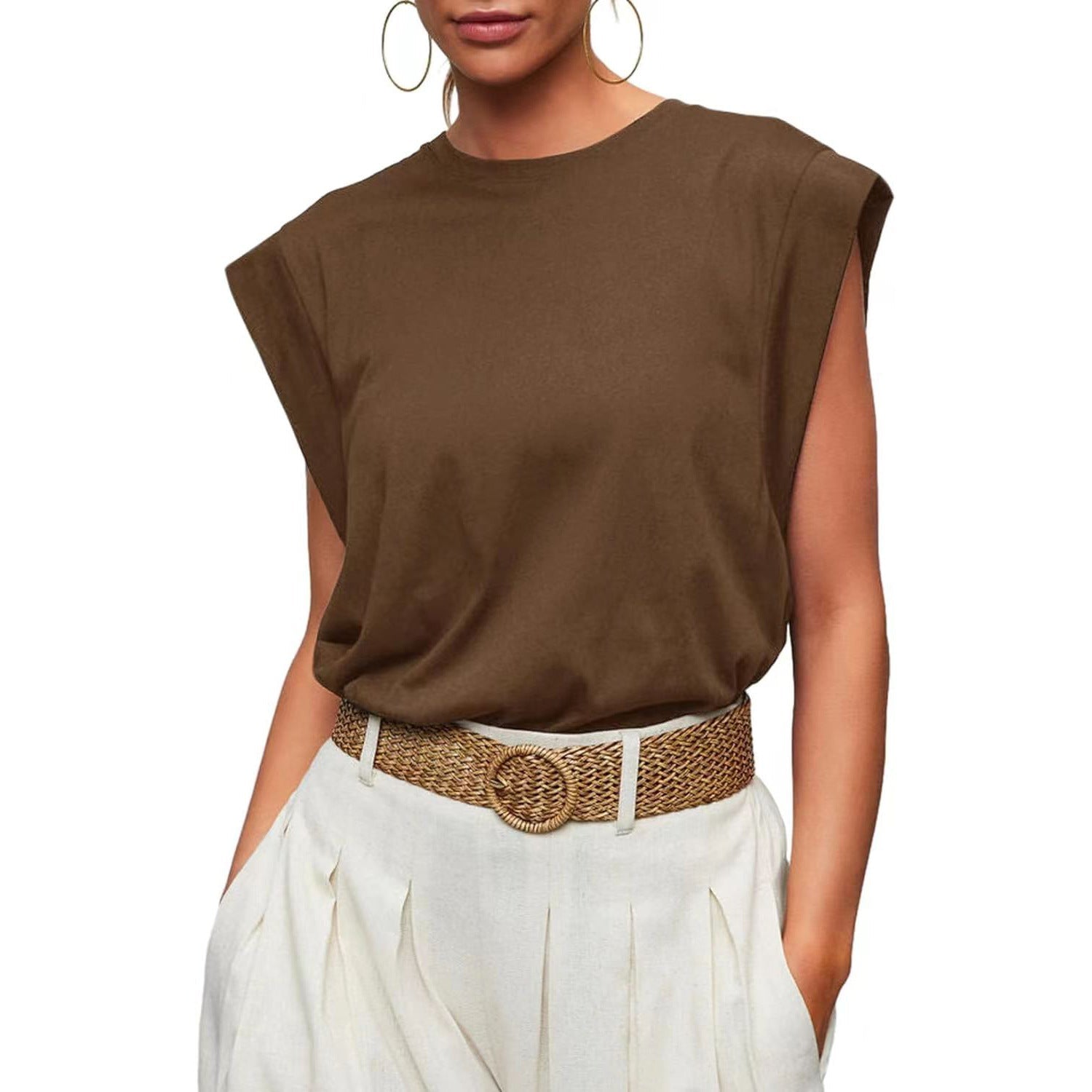 SAMPAGUITA™ – Comfy Loose Fit Crew Neck Summer Top