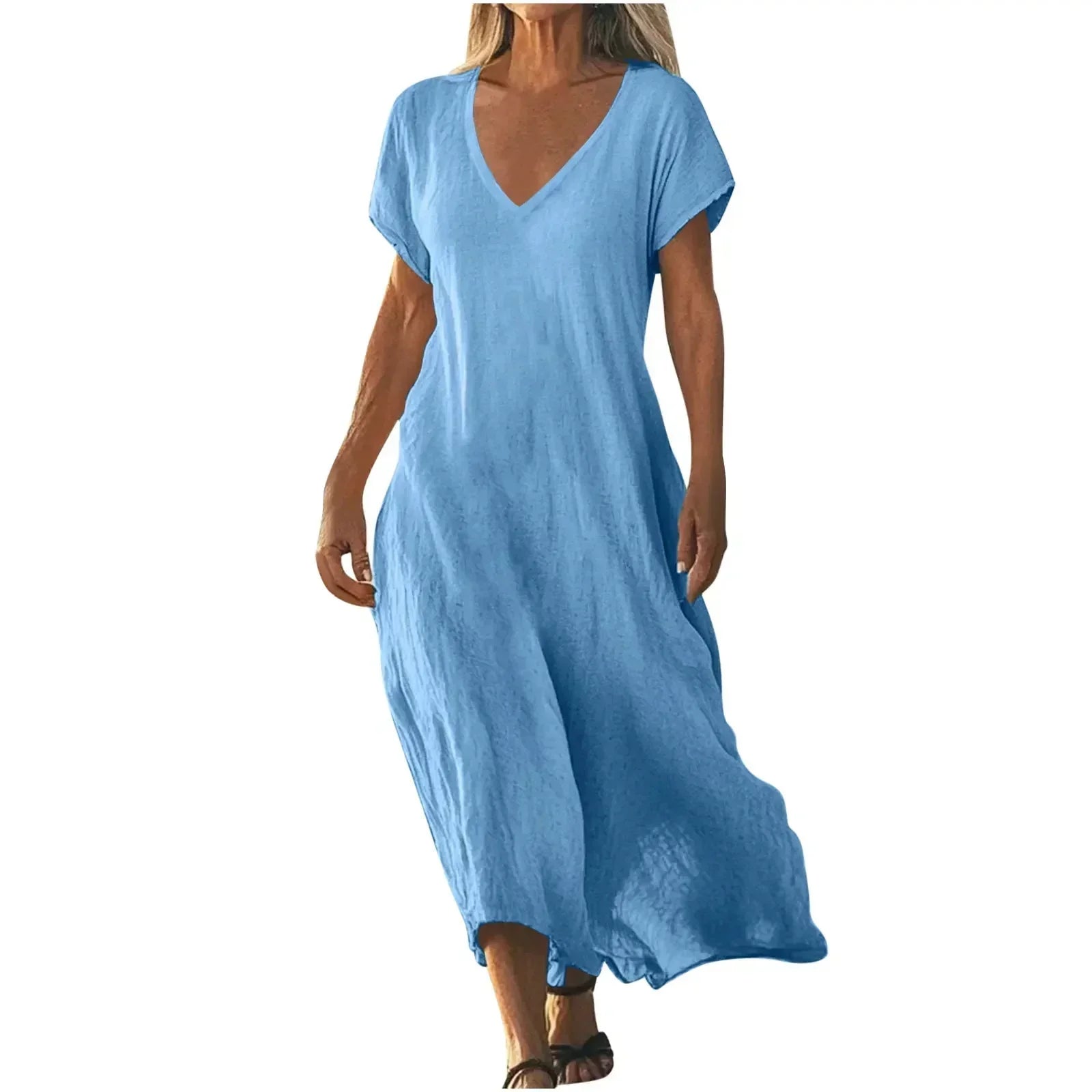 ROSALYNN | FLOWING SUMMER MAXI DRESS