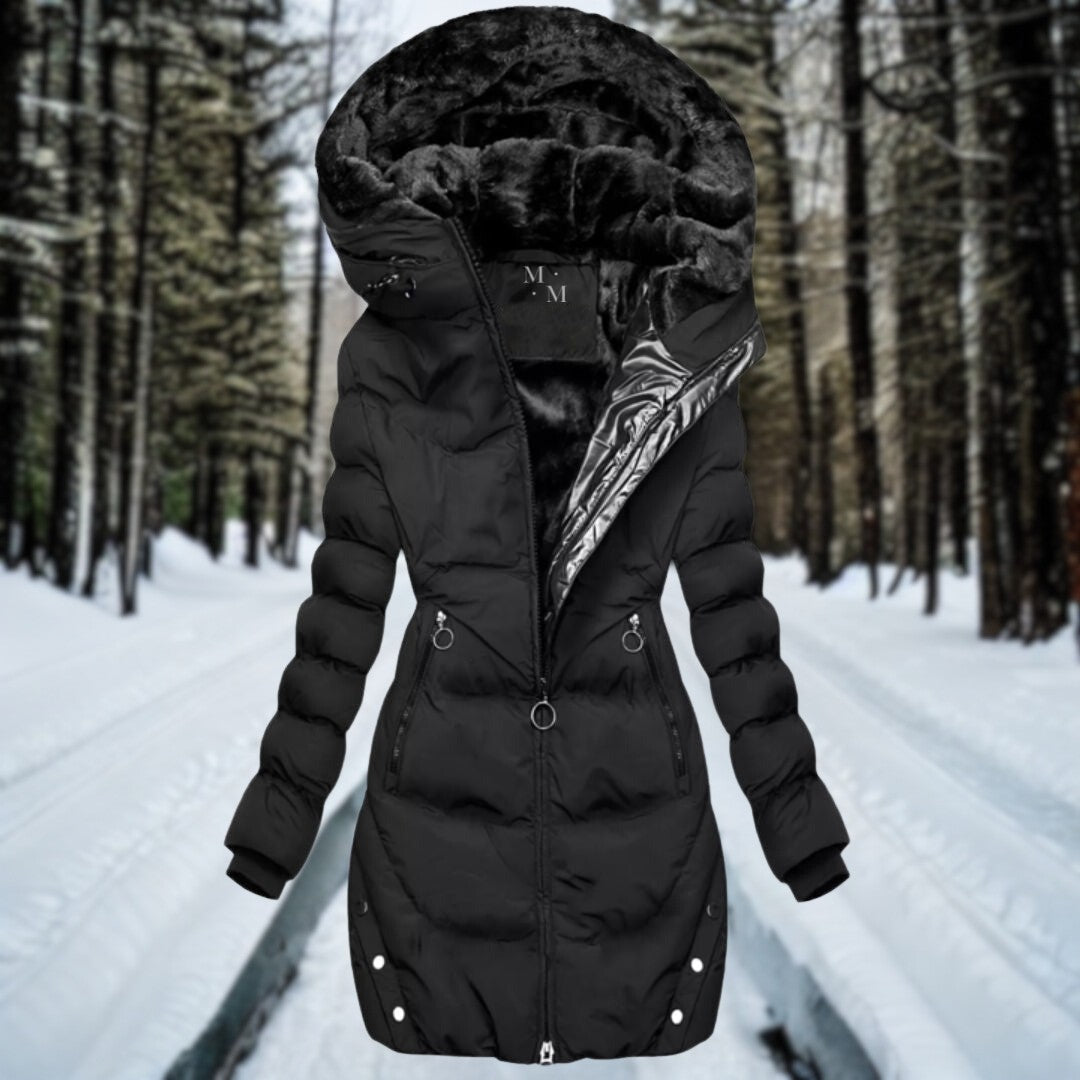 SIENNA™ – Cozy Fur-Lined Hooded Jacket