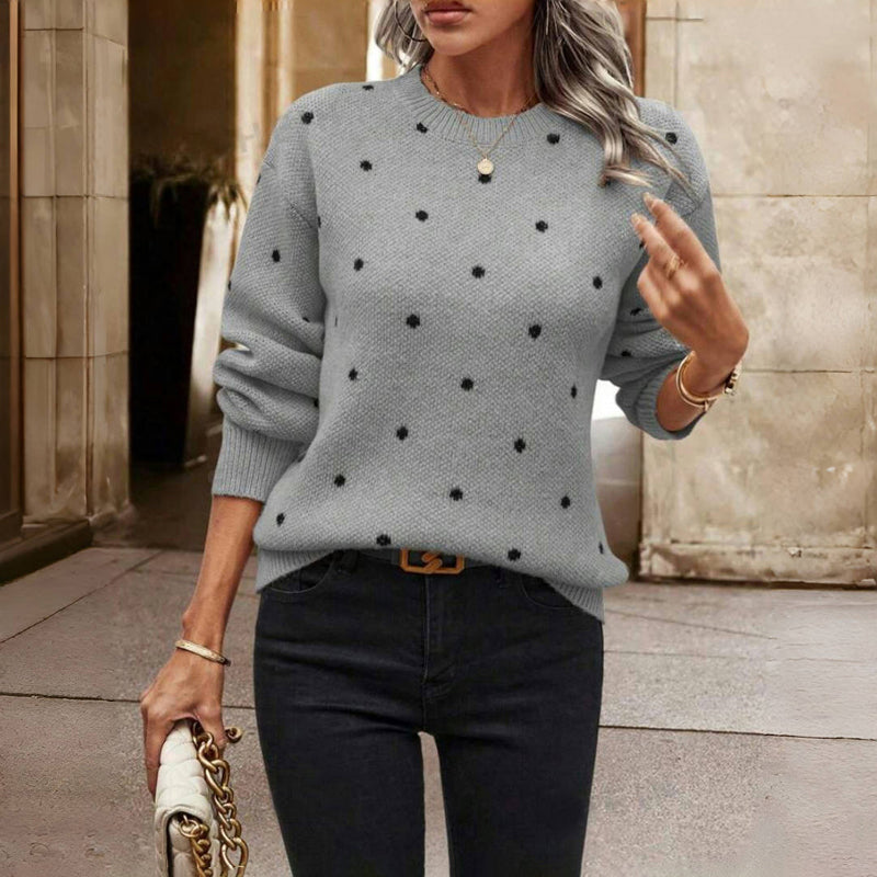 MAEVE™- Polka Dot Sweater