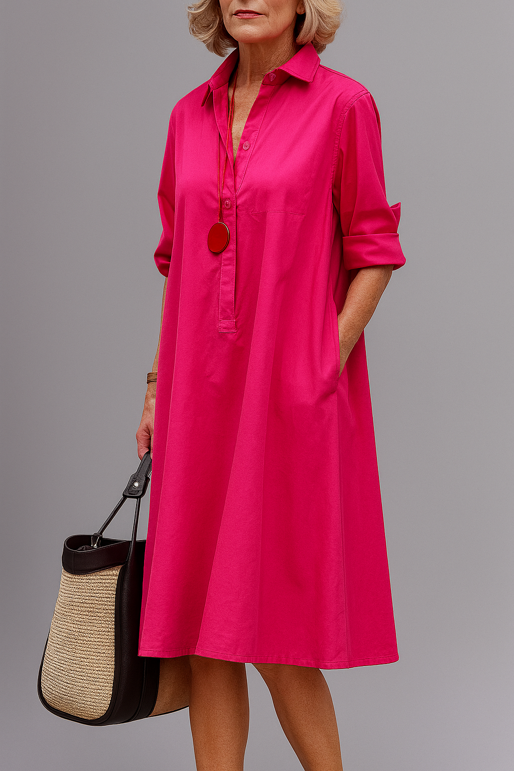 CHLOE | SOPHISTICATED MIDI DRESS