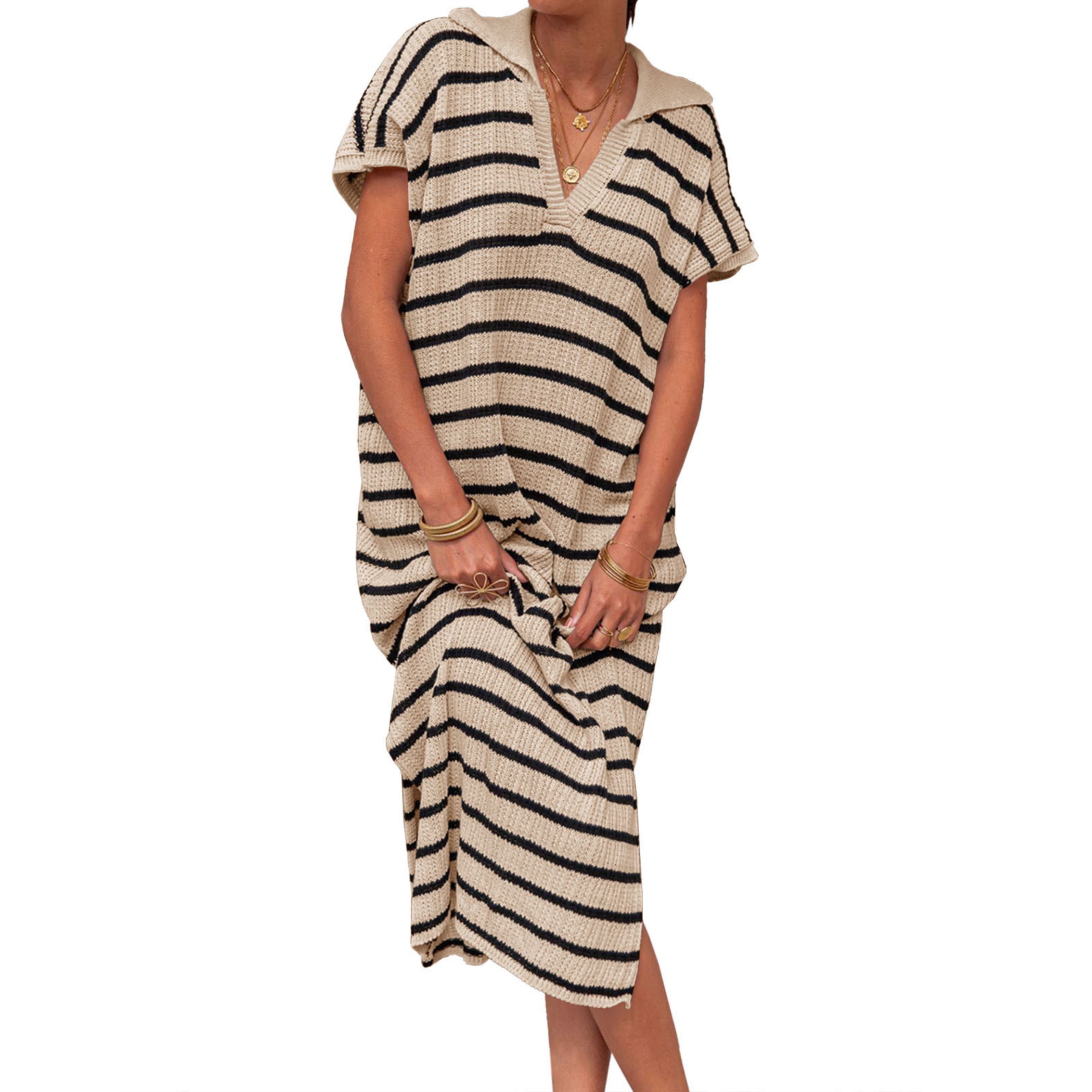 ODESSA™ - Summer Graceful Slit Loose Maxi Dress