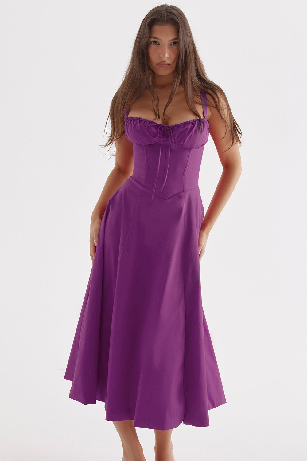 ELENA™ – Chic Corset Milkmaid Dress