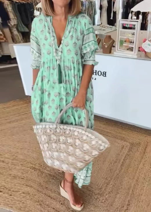 LAOISE™ - Boho Midi Dress