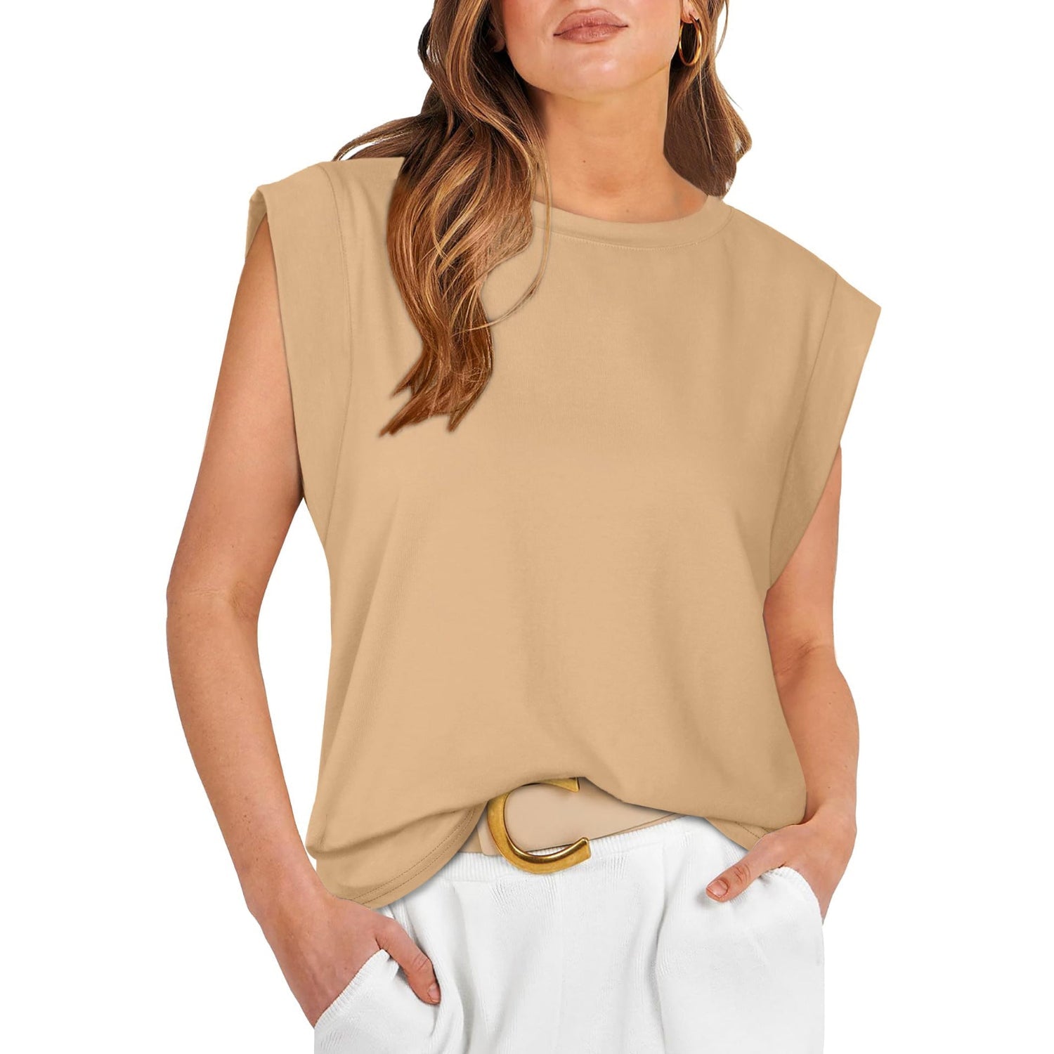SAMPAGUITA™ –  Comfy Loose Fit Crew Neck Summer Top