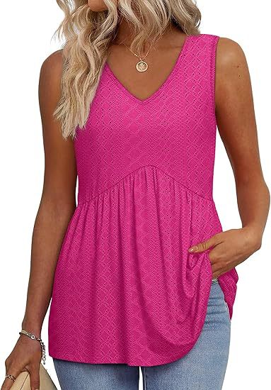 ELIORA™ - Effortless Flowy Sleeveless Tank Top