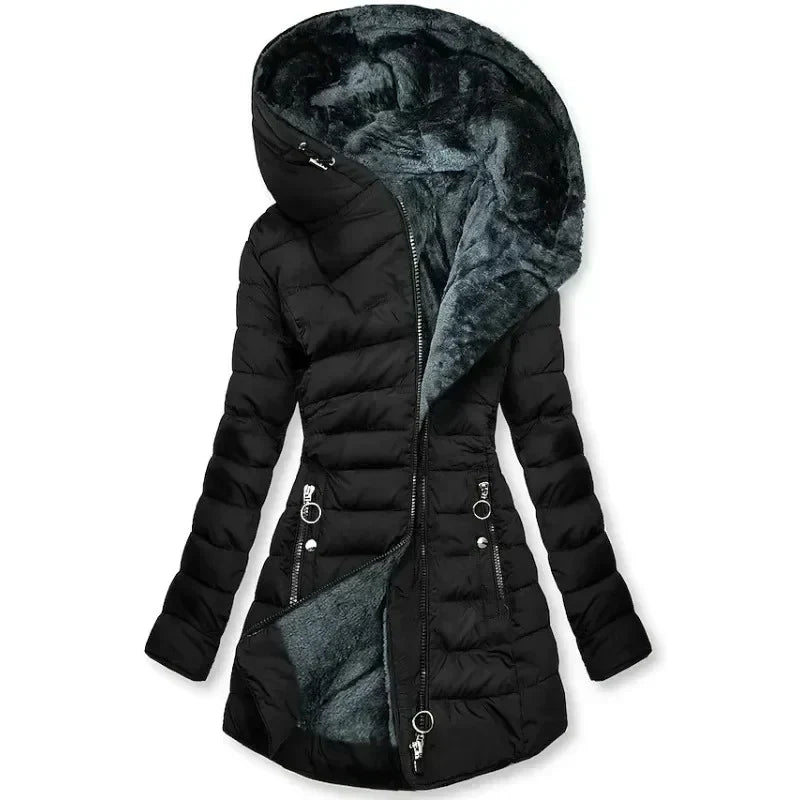 SIENNA™ – Cozy Fur-Lined Hooded Jacket